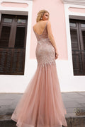 Elegant Embellished Formal Long Special Occasion Gown Detailed NXF1467