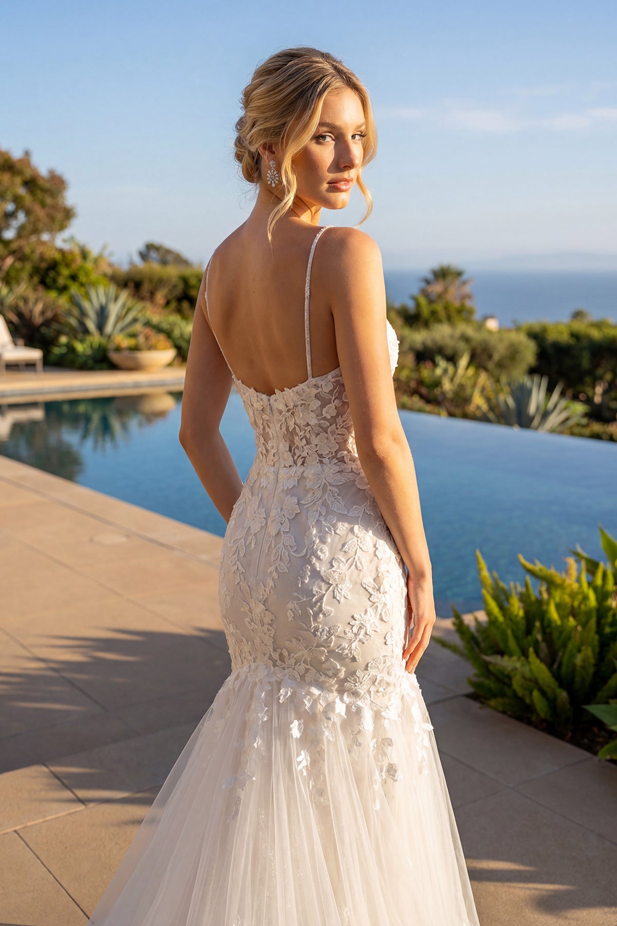 Fitted Lace Mermaid Corset Wedding Gown Jt2469kw with JTJT2469KW