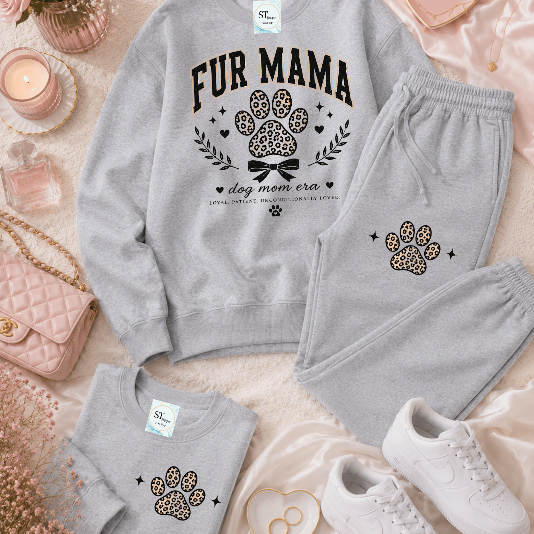 Fur Mama Sweatshirt or Joggers