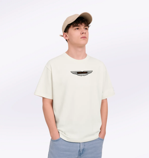 Unisex Oversized Cotton T-Shirt-White(Size-XXS) | D20