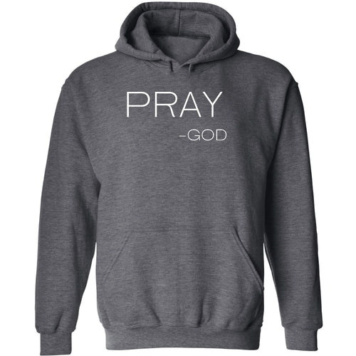 Mens Graphic Hoodie Say it Soul - Pray -god