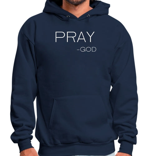 Mens Graphic Hoodie Say it Soul - Pray -god