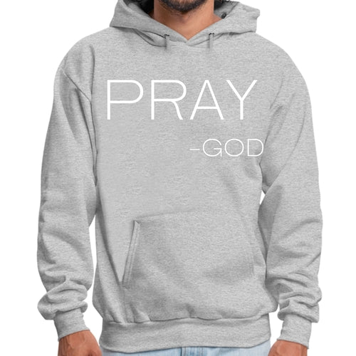 Mens Graphic Hoodie Say it Soul - Pray -god