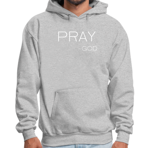 Mens Graphic Hoodie Say it Soul - Pray -god
