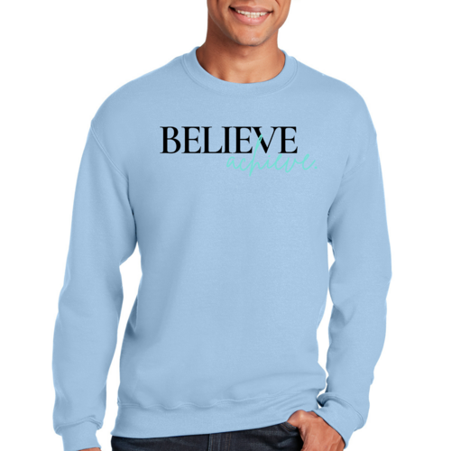 Mens Graphic Sweatshirt - Believe and Achieve
