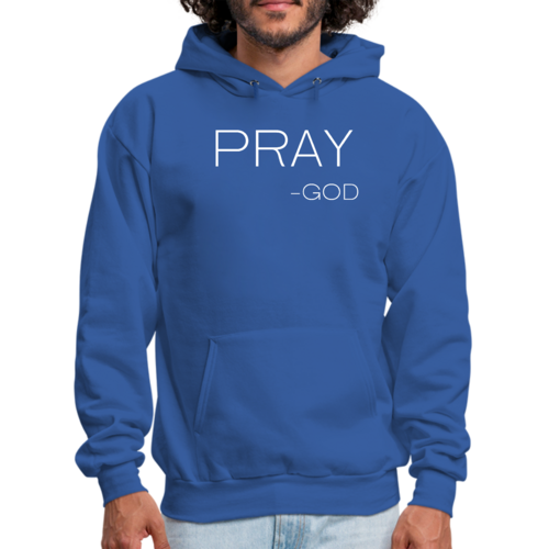 Mens Graphic Hoodie Say it Soul - Pray -god